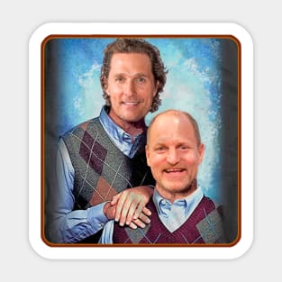 Half Brothers- Woody and Matthew Sticker